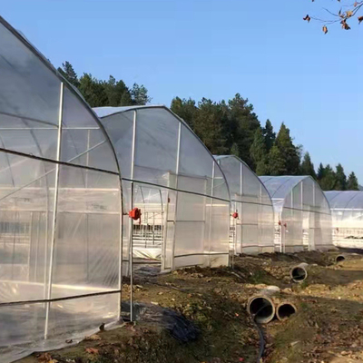 Büyüyen Tarım Bitkileri İçin 200 Mikro PE Film Tüneli Plastik Tek Açıklıklı Sera