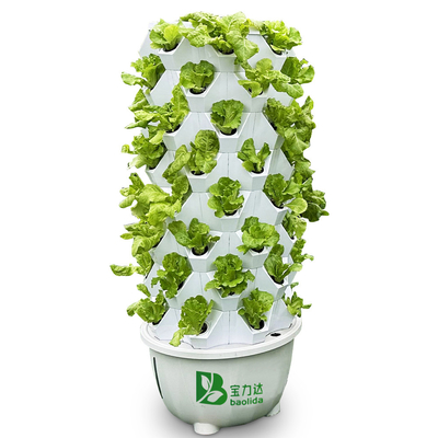 80 bitki deliği Hydroponic bitki kulesi 1-23 saat zamanlama ile