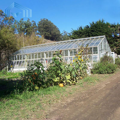 Cam Levha ile Yaşlanma Karşıtı Bahçe Bitkileri Alüminyum Sera Çadırı